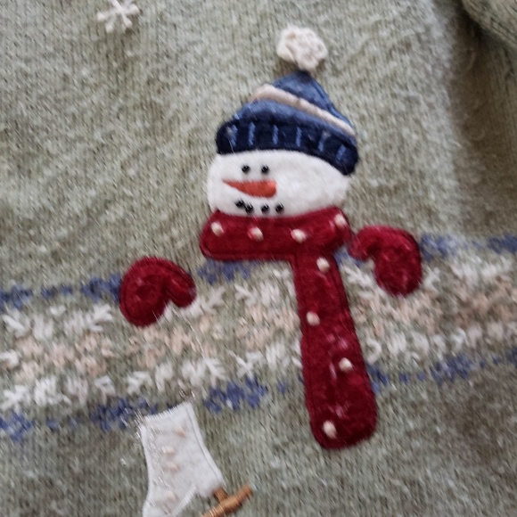 Fun Snowman Cardigan - Picture 5 of 6